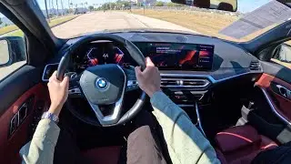 BMW 330e 2023 года &mdash; тест-драйв от первого лица