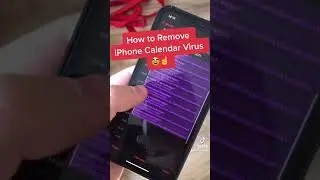 How to Delete iPhone Calendar Virus (events spam) in 2 Clicks!
