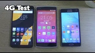 Nexus 6 VS OnePlus One VS Galaxy A5 - 4G Signal Test!