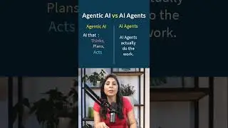 Agentic AI vs AI Agents &mdash; What&rsquo;s the Difference? #agenticai
