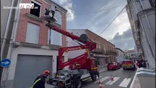 Rescate de un hombre en Peñaranda de Bracamonte