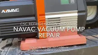Navac 8 cfm Vacuum Pump Repair