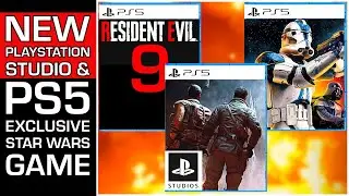 NEW AAA PlayStation Studio | Resident Evil 9 | NEW PS5 Star Wars Exclusive