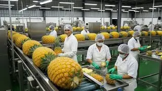 From Whole Pineapples to Canned Gold &mdash; Inside a Pineapple Plant