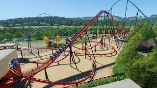 Georgia Scorcher Six Flags Over Georgia Recreation Planet Coaster 2 POV