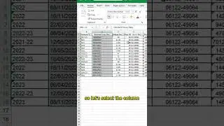 Convert Excel Dates to standard Date Format MDY using Convert Text To Columns