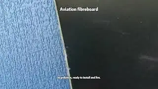 ENF Grade Aviation Fiber Board Sound-Insulating and Environmentally Friendly Wall Panels