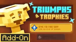 Triumphs & Trophies Add-On | NUEVO ADDON PARA MINECRAFT BEDROCK 1.21+ 2026 MARKETPLACE NEW.