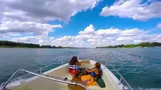 GoPro POV boat cruise on the Trenton channel