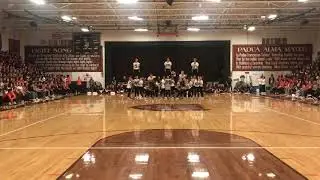 Padua Franciscan High School Football Cheerleading Rally 2019