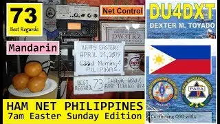 Morning Edition Easter Sunday | Ham Net PHILIPPINES with Dexter DU4DXT | MANDARIN April 21 2019