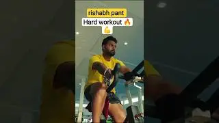 Rishab pant Hard workout 🔥💪| #rishabhpant #workout #teamindia #cricket #shortsfeed #tweening