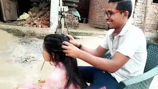 pinky new head massage