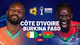 🔴 LIVE MATCH 🔴 COTE D'IVOIRE VS BURKINA FASO  #Afcon2025 #1/8