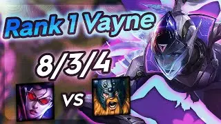Vayne Vs Olaf - Challenger Gameplay Rank 1 Vayne