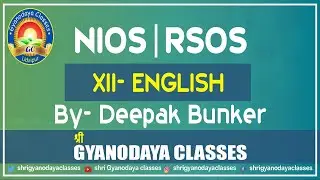 Nios/Rsos English 302  Paper Pattern/Syllabus, 12th nios English Paper