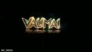 Valimai Movie Title Card | Thala Ajith