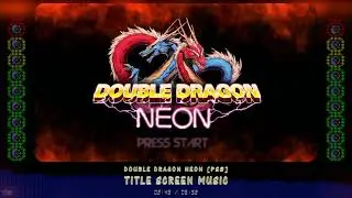 Double Dragon Neon | Title Screen Music | PS3