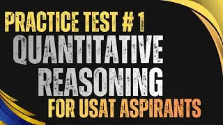 Пробный тест USAT по количественному мышлению 1 | Самые важные вопросы с множественным выбором дл...