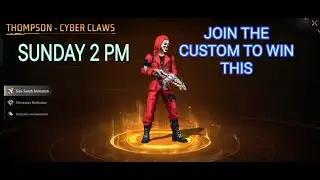 CYBER CLAWS THOMPSON & BOOYAH CAPTAIN BUNDLE | BOOYAH RING EVENT FREE FIRE |FREE FIRE NEW EVENT