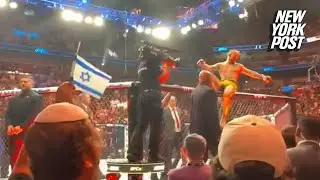 Dave Portnoy waves Israel flag after Hitler-praising UFC fighter Bryce Mitchell loses