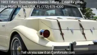 1983 Tiffany Benchworks Classic Tiffany for sale in Stuart,