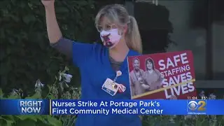 Nurses Strike At Portage Park's Community First Medical Center