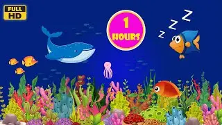 Lullabу and Calming Undersea Animation 🐟 Soothing fishes 🐟 Lullaby Music ZR 💤