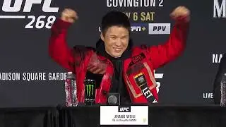 All Things - Rose Namajunas v Weili Zhang - UFC 268 Press Conference