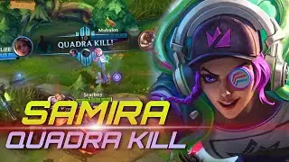SAMIRA 1-3 TO QUADRA KILL / SAMIRA STILL OP THIS SEASON? (BUILD AND RUNES)