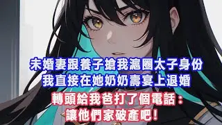 未婚妻跟養子搶我滬圈太子身份，我直接在她奶奶壽宴上退婚，轉頭給我爸打了個電話:讓他們家破產吧！#出軌小說 #愛情故事 #白月光 #幸福人生#生活经验 #情感故事