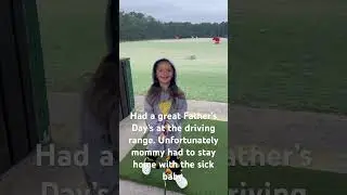 Father&rsquo;s Day at the driving range ❤️ #golf #golffamily #fathersday #girldad