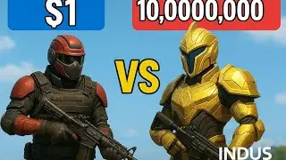 $1 VS $100000000 ID Who Win 🏆 |Indus Battel royal |