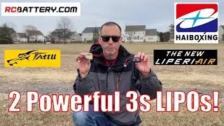 2 Powerful 3s 850 mAh LIPOs - LiperiAir vs Tattu in HBX 16890A - Speed Runs and Capacity Testing