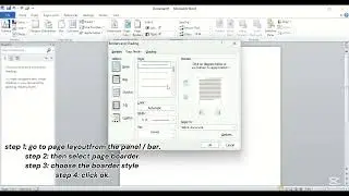 HOW TO SET MARGINS/BOARDERS ON PAGE IN MS WORD | COMPUTER SCIENCE | MS WORD 