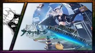 Dibujando a/ Drawing to:  Enterprise (wind catcher) (Azur Lane)