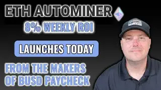 Eth AutoMiner | Earn 8% ROI in Ethereum Weekly! From BUSD Paycheck Team ETH Auto Miner | Calculator