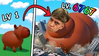 COMENDO JOGADORES PARA VIRAR A MAIOR CAPIVARA DO ROBLOX!! 