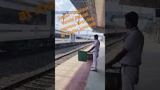 Jaipur - Udaipur vande Bharat express first day at madar junction