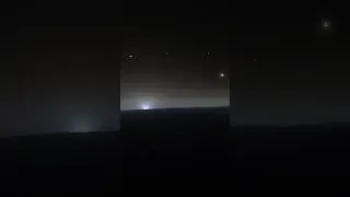 Space Ambient Music | What Mars Sky Looks Like At Night Over Mariner Valley [SPACE JOURNEY] #Shorts