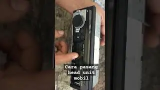 cara pasang head unit mobil #detasemenelektro #headunitmobil  #tape  #audiomobilmurah