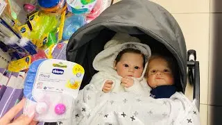 Шопинг с куклами реборн/ Reborn dolls shopping