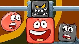 RED BALL 4 BECAME SQUARE DUE to Zombies vs Plants Несносный Шарик Мультик   cartoon for kids