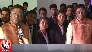 Ex Minister G Vinod Attends Skill Development Seminar In Ambedkar College | V6 News