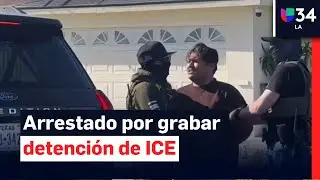 Ciudadano estadounidense arrestado por ICE al grabar detención de jardinero en Long Beach