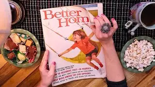ASMR Magazine Sounds Flip Through Vintage 1968 Magazine Page Turning Paper Sounds Very Calm ASMR
