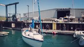 Marine Travelift 35 BFMII | Crowley's Yacht Yard | Boat Hoist