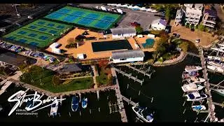 Drone Flight Over a Marina near Annapolis, MD