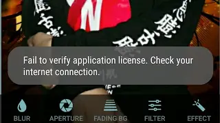 AfterFocus PRO, Fail to verify application license. check your internet connection