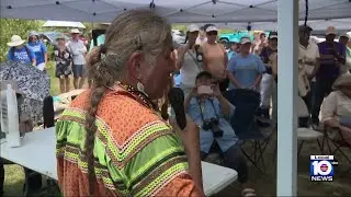 Locals begin holding weekly vigils outside 'Alligator Alcatraz' praying for those inside